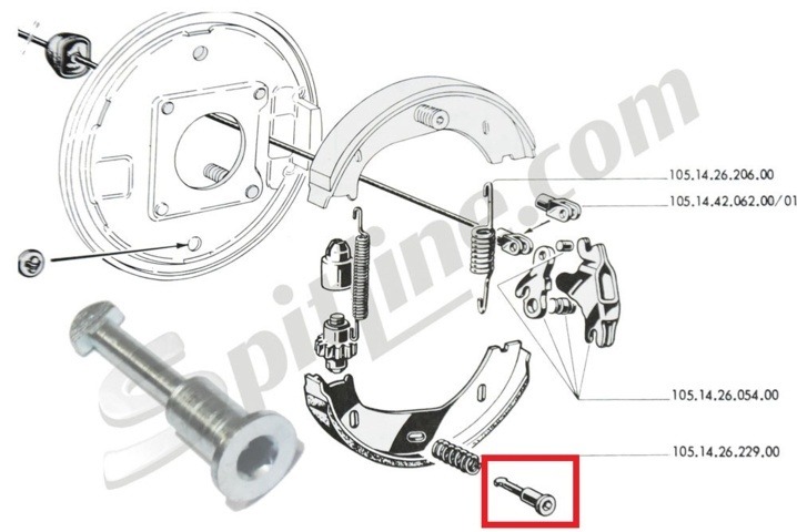 Blue Print ADM54140 Kit Ganasce Freno Posteriore Per Kia Rio E Mazda 626 – Ricambio Compatibile