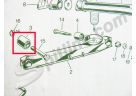 Silentblock 14x50x50x55 attacco bracci longitudinale al telaio Alfa Romeo Giulia 1300/1600, GT Junior, GT V. 1750/2000 Bertone, Duetto Spider, Berlina 1750/2000