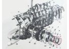 Paraolio cambio semiscatola sinistra (attacco giunto) Lancia Fulvia, etc