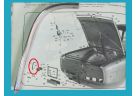 Modanatura posteriore laterale sinistra Lancia Flavia Berlina 2^ serie ('67-'70), Flavia 2000 ('70-'71)