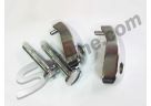 Coppia ganci per fissaggio coprifari in plexiglass Alfa Romeo Duetto Spider 1,6/1750 coda lunga (osso di seppia) - Spider 1,6/1750/2000 coda tronca ('70-'82)