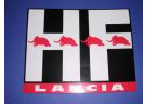 Adesivo per parafanghi cm.11,2x13,8 Lancia Fulvia HF