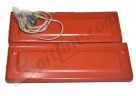 Convogliatori aria in metallo rosso corallo per cofano motore Fiat 126- Da riverniciare