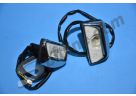 Coppia fanali luci targa Carello Lancia Fulvia Coupé 2^ serie, Fulvia 3, Lancia 2000 - Alfa Romeo Giulia Super, Giulia Nuova Super, Duetto Spider, GT Junior 1300/1600, GT V. 1750/2000 Bertone, 1750/2000 Berlina, Alfetta - Maserati