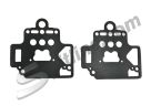 Coppia guarnizioni in gomma per coperchi carburatori Dellorto 40 DHLA - DHLA L Alfa Romeo Giulietta 2000 Turbo, Alfetta, ecc.