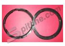 Coppia guarnizioni per fari diam. 136 Alfa Romeo Giulia, GT Bertone, 1750/2000 Berlina