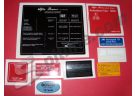 Kit adesivi vano motore Alfa Romeo Spider 1300 Junior (Tipo 10591)