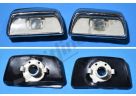 Coppia fanali luci targa Lancia Fulvia Coupé 2^ serie, Fulvia 3, Lancia 2000 – Alfa Romeo Giulia Super, Giulia Nuova Super, Duetto Spider, GT Junior 1300/1600, GT V. 1750/2000 Bertone, 1750/2000 Berlina, Alfetta