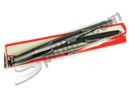 Coppia spazzole tergicristallo Arman mm. 290 attacco a "cucchiaio" Volvo 121, 122, 131, 133, 221, 223 ('58-'69) - adattabile Alfa Romeo Giulietta - Lancia Appia