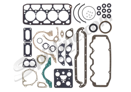 Serie guarnizioni motore con guarnizione testa cilindri e paraoli Fiat 1500-1500L (mot. 115.000), Fiat 1100 T5 Furgone 217 D