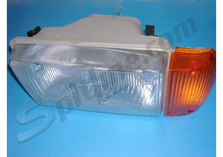 Faro sinistro Carello H4 con arresti spatola Alfa Romeo Giulietta 1300/1600  ('81→)
