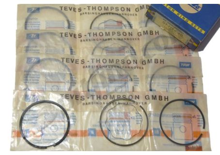 Serie fasce elastiche Ate diam. mm 80,4 Fiat 128, 124 Sport, 124 Special T, 125 Special, 132 Special, 238 E, 241 T