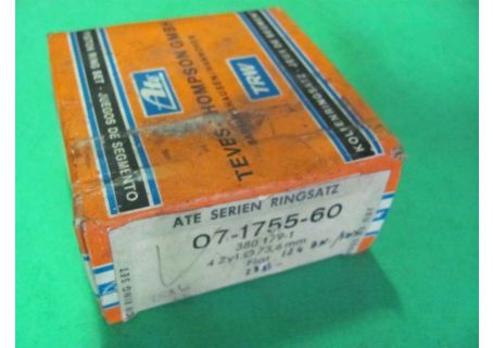 Serie fasce elastiche Ate diam. 73,6 per pistoni Fiat 124 Berlina, Familiare, 238 B/BL/M2 (→'75)