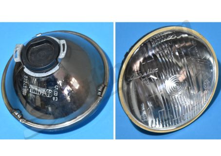 Faro abbagliante Carello 07245816 Lancia Fulvia 2C/Fulvia Coupè 1^ serie (→8/'70) - Fiat 124 Special, 850 Sport Coupè ('71→), 1300/1500 (→'65), 600 Fam./850 Familiare, 2300 Bn. - Alfa Romeo Giulia TI/Giulia Super (→'67)
