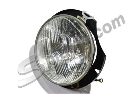 Faro completo sinistro asimmetrico Carello 07273000 Alfa Romeo Giulia Super 1300 ('72-'74), Giulia Super 1600 ('71-'74)