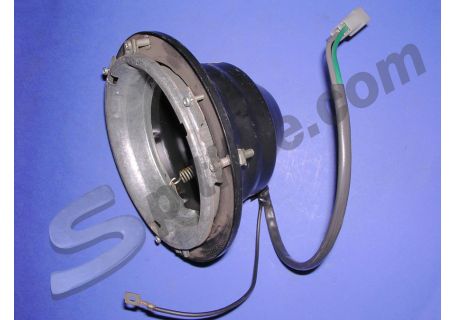 Guscio porta faro Carello Fiat 124 Sport Coupè ('69-), 124 Special (-'70) - ad.le Lancia Fulvia Coupè 2^, 3^ serie ('70-)