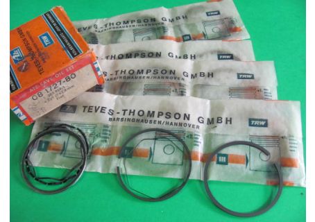 Serie fasce elastiche per pistoni Teves Thompson GMBH ATE-TRW 08-1727-80 per Fiat  4 cilindri diam. 62,8 