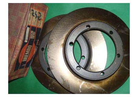 Coppia dischi freno posteriori Fiat 242 ('74-'86) Brembo 08.3030.10