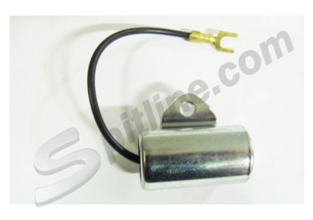 Condensatore per spinterogeno imp. Marelli ad.le Fiat 500 A/B/C - 124 (1200/1400/1600 cc.) - Fiat 850 ('64-'72) Fiat 1100 ('54-'68) - Topolino 500 A/B/C - Lancia Appia, Flaminia - Alfa Romeo Giulietta ecc.