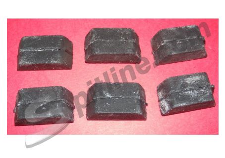 Serie tasselli tra mascherina e paraurti Alfa Romeo Spider 4^ serie ('90-'93)