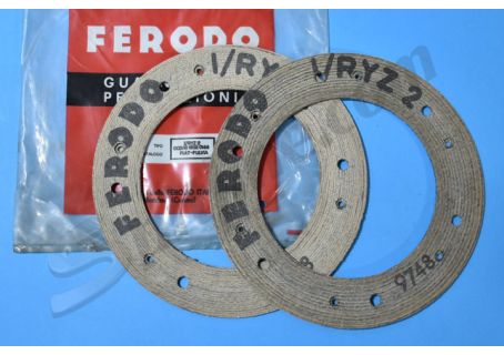 Coppia guarnizioni Ferodo diam. 200 per disco frizione Fiat - Lancia Fulvia