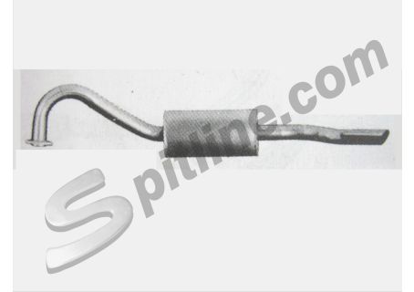 Marmitta terminale Alfa Romeo Giulia Berlina 1300/1600, Ti, Super ('64-'78), GT Junior 1300/1600 ('64-'76), GT 1.6 Sprint, GT V. 1750/2000 Bertone