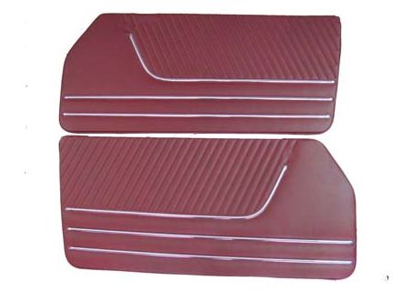 Coppia pannelli porta colore amaranto Alfa Romeo Duetto ('66-'78)