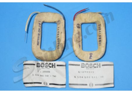 Campi Bosch 1104102040-1104102041 per dinamo moto Axerio-Benelli 650 ('70→) - Laverda 659, 750, GT, S - Seimm (Moto Guzzi) Nuovo Falcone 500 ('69→) e trattori vari