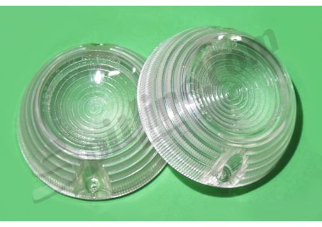 Coppia plastiche Carello per fanali anteriori Fiat 1500 Spider/Cabriolet, 2300 S/Coupé