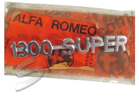 Scritta 1300 SUPER per cruscotto Alfa Romeo Giulia