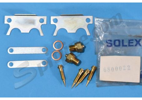 Kit Solex 6800022 (sede ago Ø 1,3) per carburatori Lancia Fulvia C35 PHH