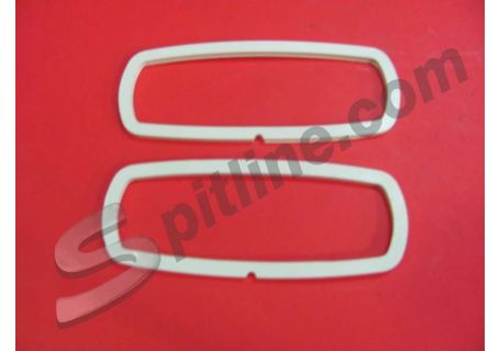 Guarnizione interna bianca per fanali anteriori Lancia Appia 2^/3^ serie, Flavia Sport, Convertibile, Flaminia GT Touring, Convertibile, Super Jolly - Innocenti J4, A40S (09/'62→) - Fanale retromarcia Innocenti 950, 1100 Spider