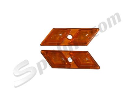 Plastica fanale freccia laterale sinistra+destra Autobianchi Bianchina Cabriolet