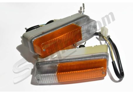 Coppia fanali anteriori Aric Alfa Romeo Giulia Nuova Super, Alfetta 1600/1800