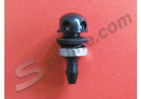 Spruzzatore tergicristallo nero a 2 getti Alfa Romeo Giulia, GT Bertone, ecc.