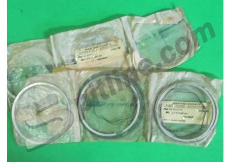 Serie fasce elastiche Goetze Passform per 2 pistoni standard diam. mm 80 Fiat 128, 124 Sport, Special, 125 Special, 132 Special