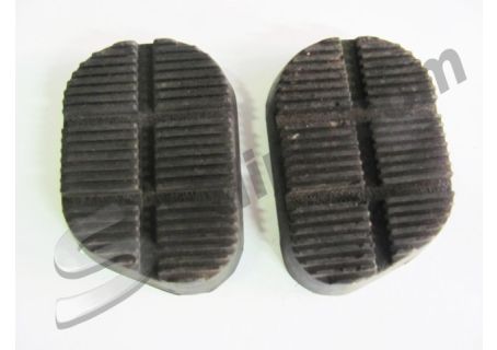 Coppia copripedali (freno e frizione) Fiat 600D