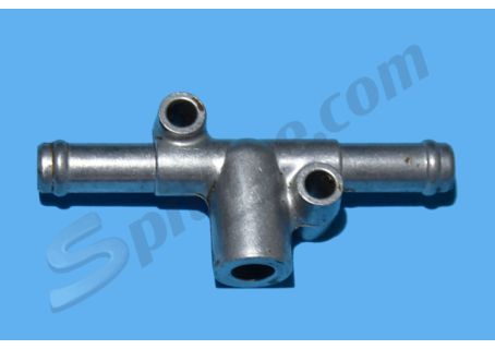 Raccordo inferiore a 3 vie per scarico acqua radiatore Lancia Fulvia Berlina/Coupé/Sport ('70→)
