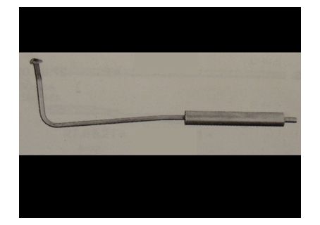 Marmitta anteriore Fiat Topolino 500B, 500C Belvedere