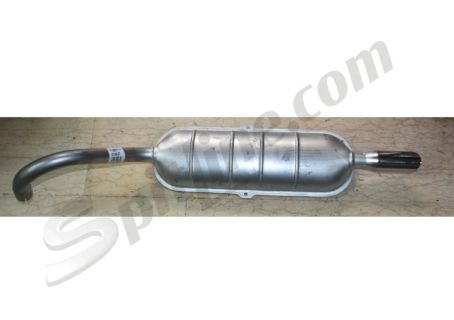 Marmitta terminale di scarico Fiat 124 Spider 1.4 ('67-'71), 1.6 ('71-08/'72)
