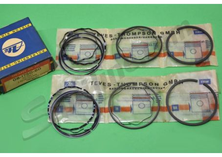 Fasce elastiche Ate ø 72,6 STD per 2 pistoni Fiat 1100 D, 1300, 1800