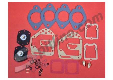 Kit guarnizioni per revisione coppia di carburatori Solex 40 ADDHE Alfa Romeo Alfetta 2000 L (’80)