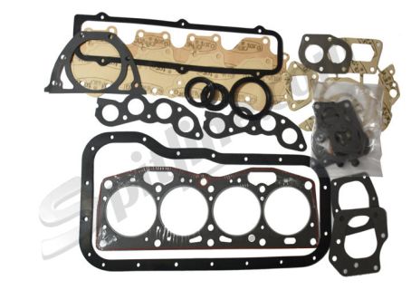 Serie guarnizioni motore con guarnizione testa e paraoli Fiat Ritmo 75 Super 1300, Ritmo FL 85 1300, Regata 1300, Uno 70S 1300, X1/9