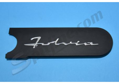 Piastra usata porta fregio con scritta per cruscotto Lancia Fulvia Coupé, HF, Sport
