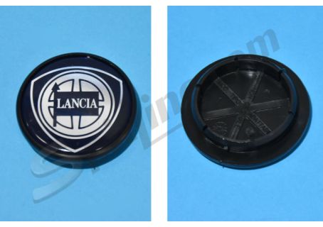 Borchietta coprimozzo blu diam. 55 per cerchio ruota Lancia Delta, Prisma, Y, Kappa, Dedra, Thema
