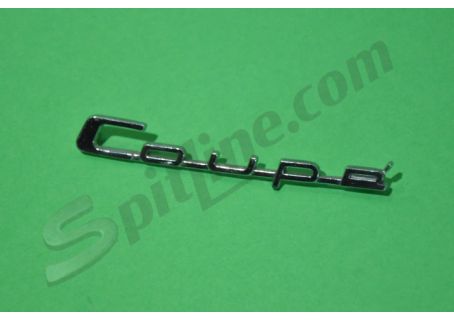 Scritta "Coupé" usata per Fiat 2300 S