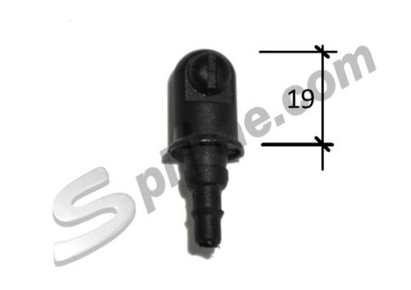 Spruzzatore tergicristallo in plastica monogetto Fiat 126, 127, 128, 124, 125, 131, 132, Ritmo, Regata - Autobianchi A112 - Lancia Delta ecc