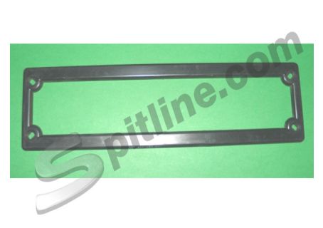 Cornice targa anteriore in plastica cm. 27,5x8 ('59-'85)