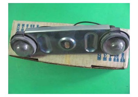 Fanale luce targa Seima Peugeot Berlina 204 (1967)-Cabriolet e Coupè