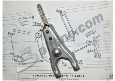 Leva distacco frizione Fiat 850 Berlina, Sport Coupè, Spider - 850T, 900T